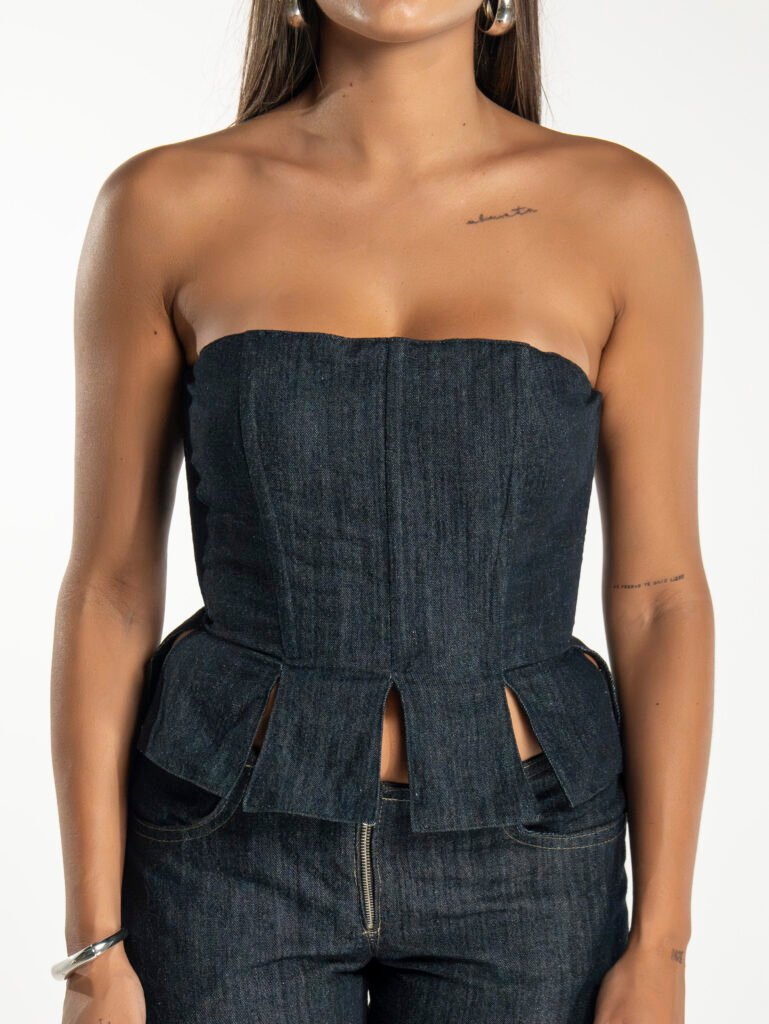 Corset vaquero almenas