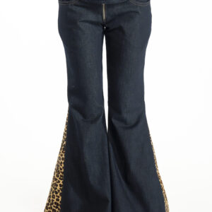 Pantalón campana animal print