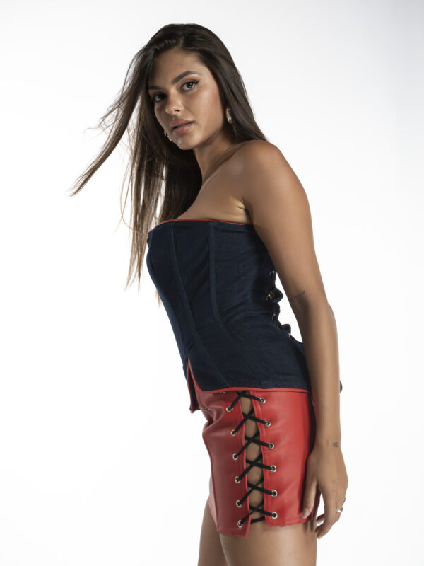 Falda piel roja - Imagen 6